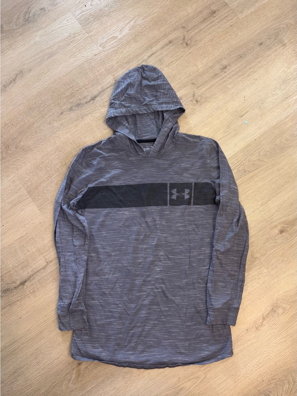Under Armour Gray Hooded Long Sleeve